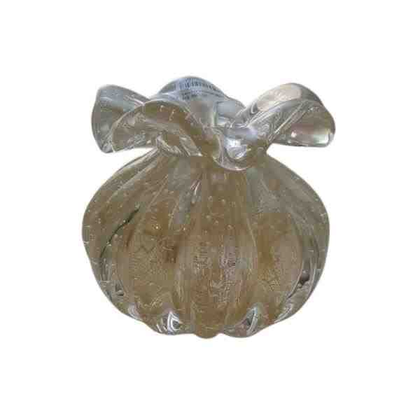 VASO G 73 TRANSPARENTE C/ OURO