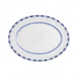 TRAVESSA OVAL MEDIA AZURE LUX