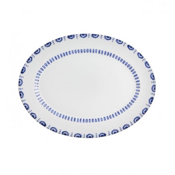 TRAVESSA OVAL MEDIA AZURE LUX