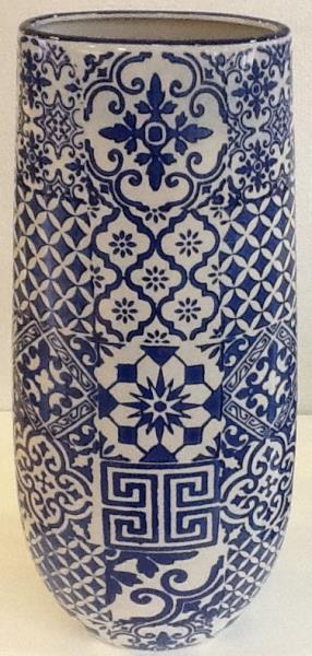 VASO TILE AZUL GDE