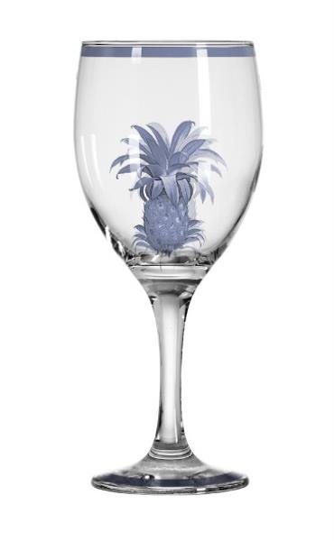 TACA DE VINHO ABACAXI AZUL