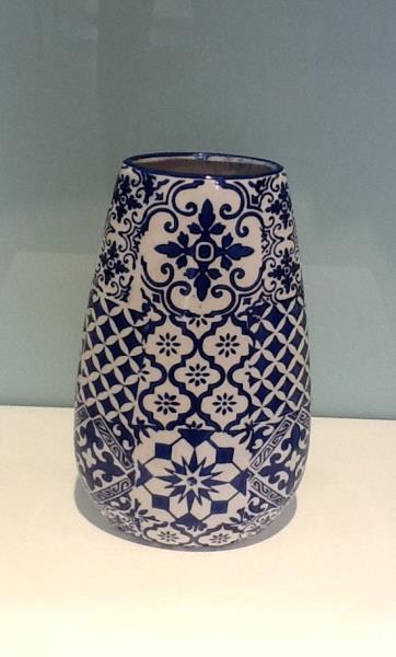 VASO TILE AZUL PEQ