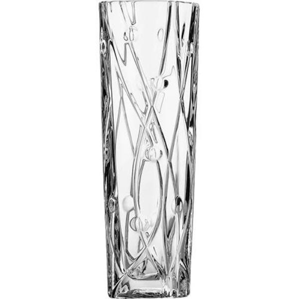 VASO DE VIDRO SLIM LABYRINTH 25,5 CM