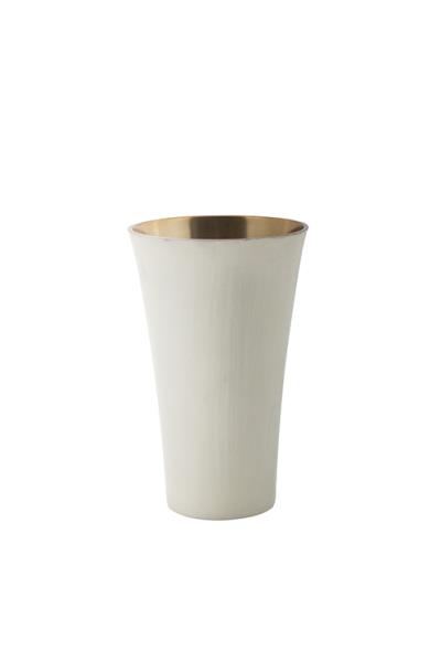 VASO MOSCOU ALUM DOURADO C/ BCO