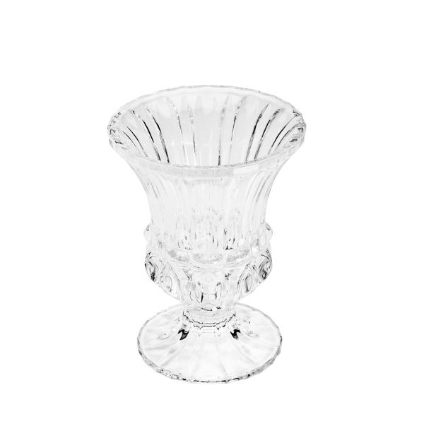 VASO DE CRISTAL C/ PE ATHENA 11,5X15CM