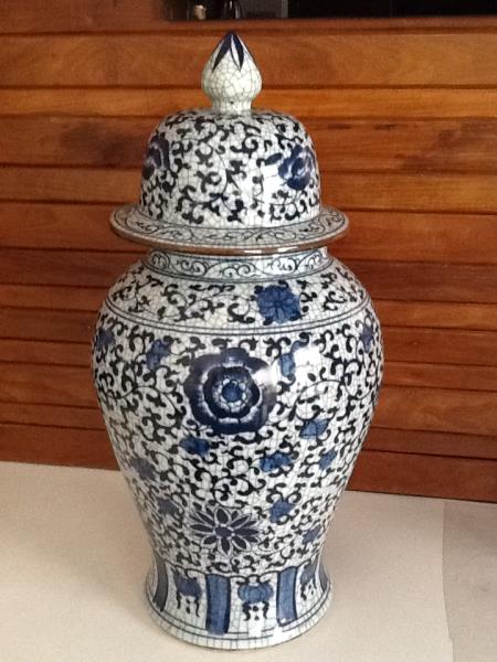 VASO DE PORCELANA CRAQUELADO