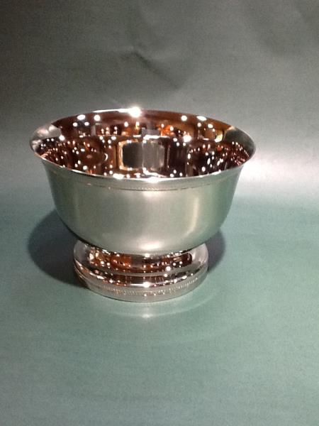 VASINHO BLOOM DIAM 19,5CM ALT 13CM NIQUEL