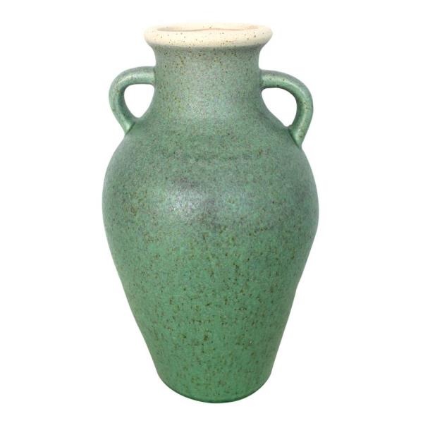 VASO DECORATIVO CERAMICA VERDE 17X31CM