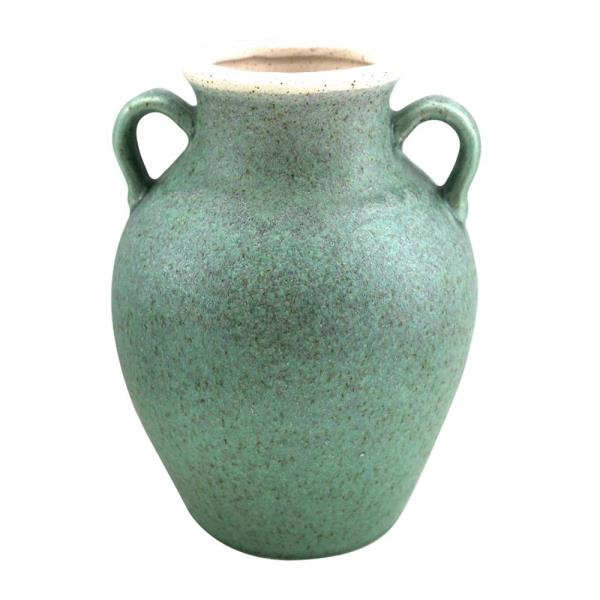 VASO DECORATIVO CERAMICA VERDE 17X31CM