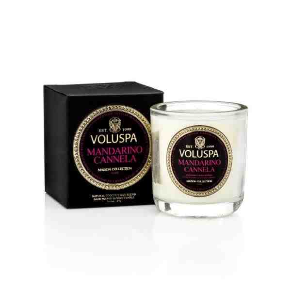 VELA COPO VOTIVE 25 H MANDARINO CANNELA
