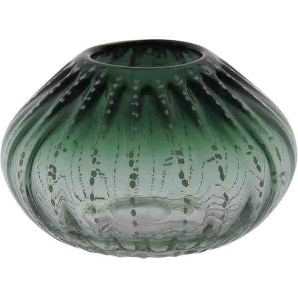 VASO 12CM VIDRO VERDE ENJOY AVIVA