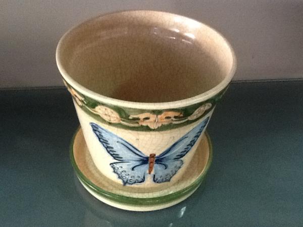 VASO C/ PRATO BOT BORB AZ
