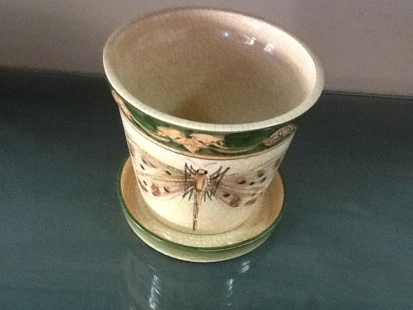 VASO C/ PRATO BOT LIBELULA