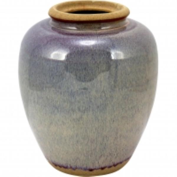 VASO 32,50 CM CERMAM BEGE HOME CO STRIPED