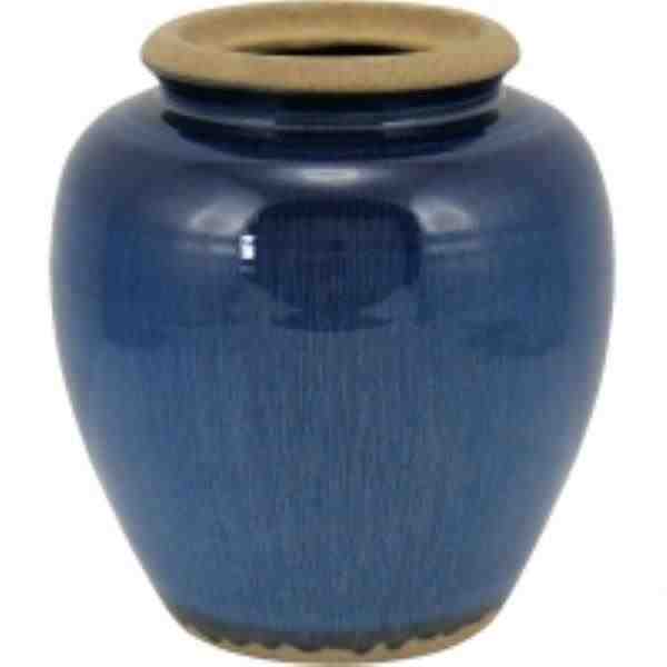 VASO 25 CM CERMAM AZUL HOME CO STRIPED