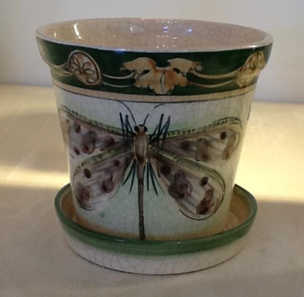 VASO C/ PRATO BOT LIBELULA