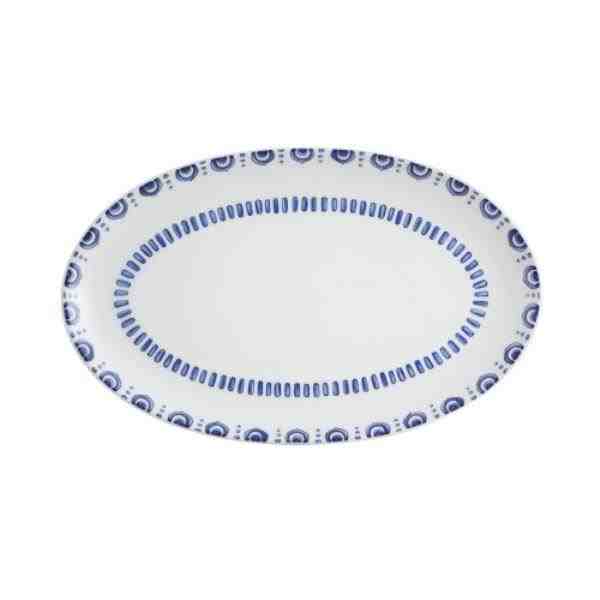 TRAVESSA OVAL25X16 AZURE LUX