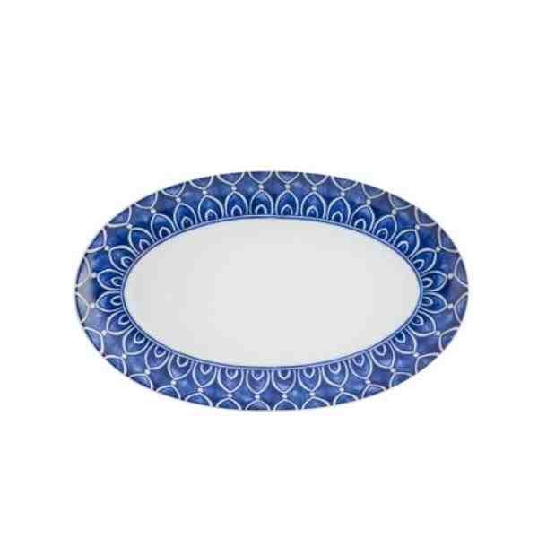 TRAVESSA OVAL29X18 AZURE LUX