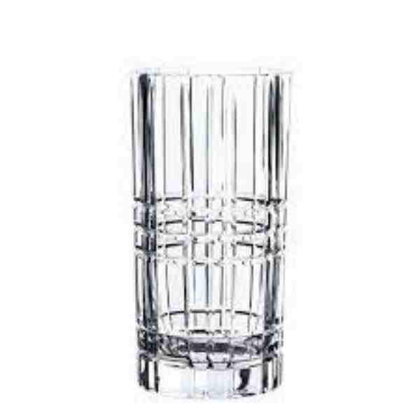 VASO SQUARE 28CM VIDRO