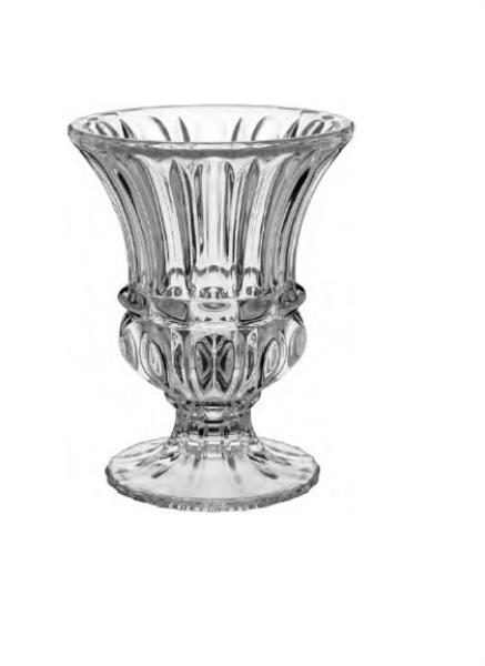 VASO VIDRO TRANSP 15CM PROENCA