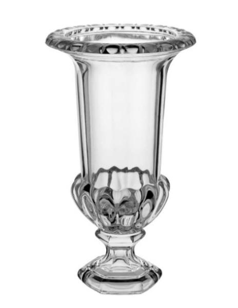 VASO VIDRO TRANSP 37CM PROENCA
