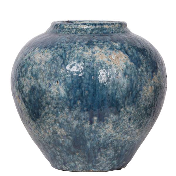VASO EM TERRACOTA AZUL FIRTH