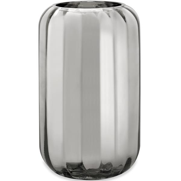 VASO PRATA EM VIDRO