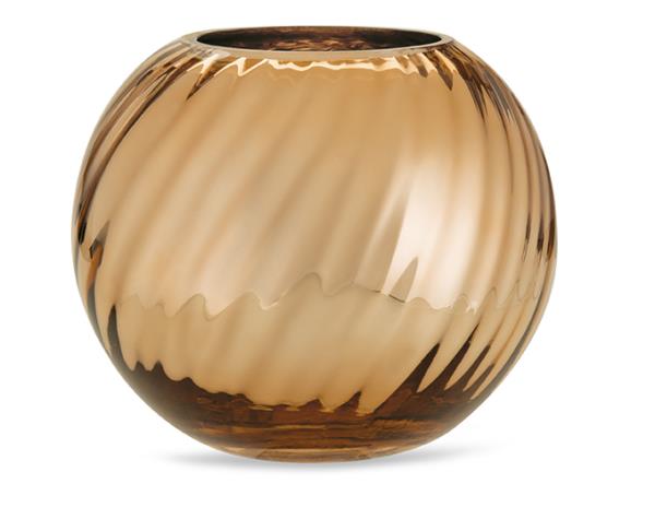 VASO DOURADO EM VIDRO