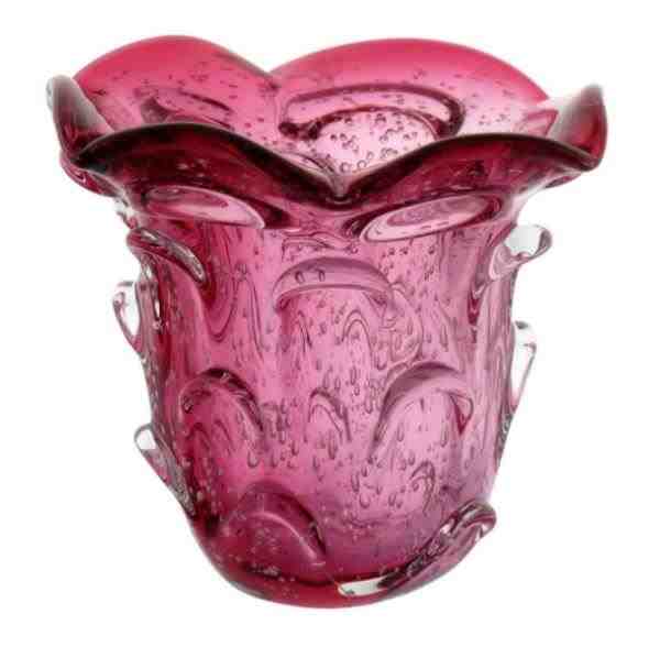 VASO 14X15CM VD ROSA HOME CO ROSSETI