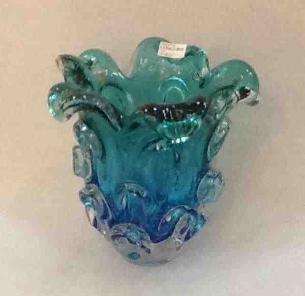 VASO MINI AZUL C/ ESMERALDA