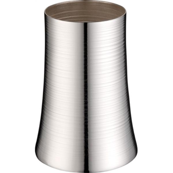 VASO SPIN BAIXO DIAM8CMXALT15CM NIQUEL