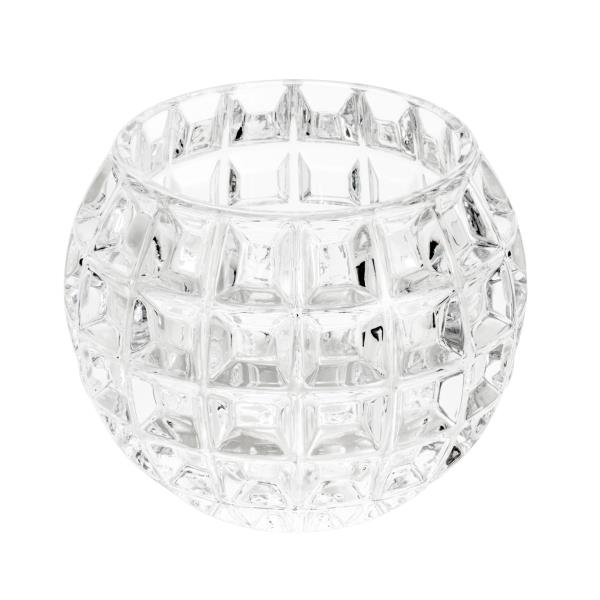 VASO CRISTAL CHUMBO ROSE 10X9CM