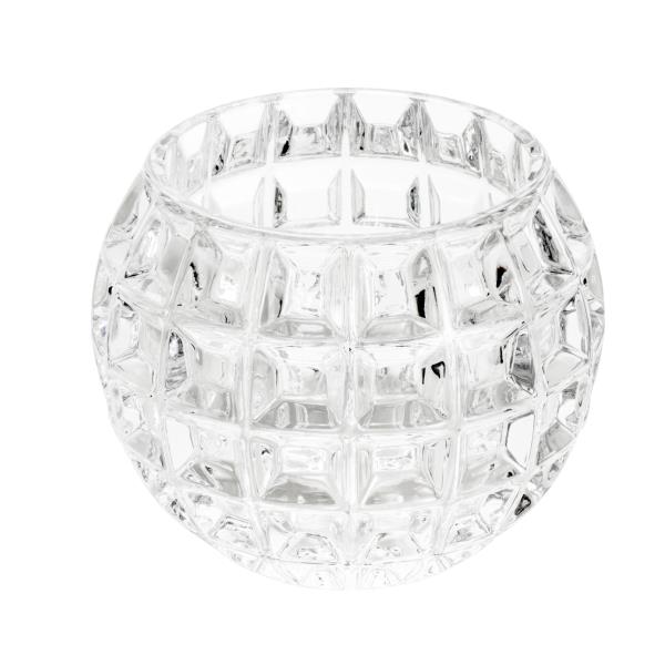 VASO CRISTAL ROSE 13X11CM