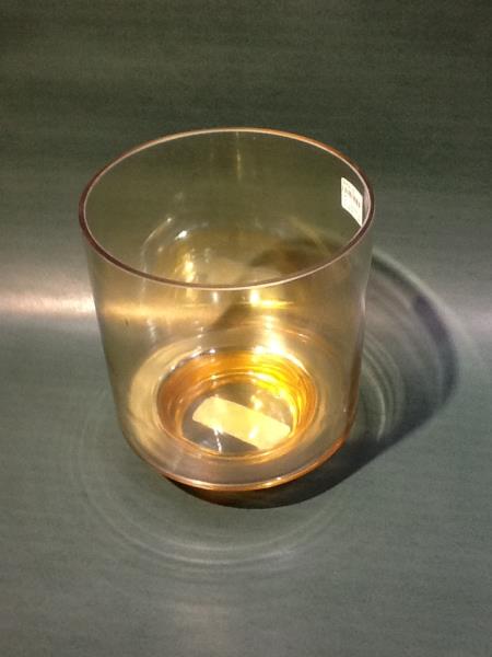 VASO CHAMPANHE EM VIDRO E LATAO