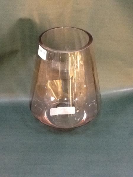 VASO ROSE EM VIDRO