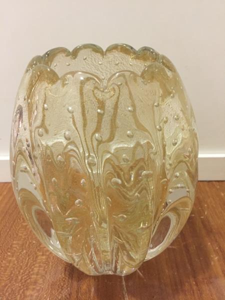 VASO GOLD CRISTAL