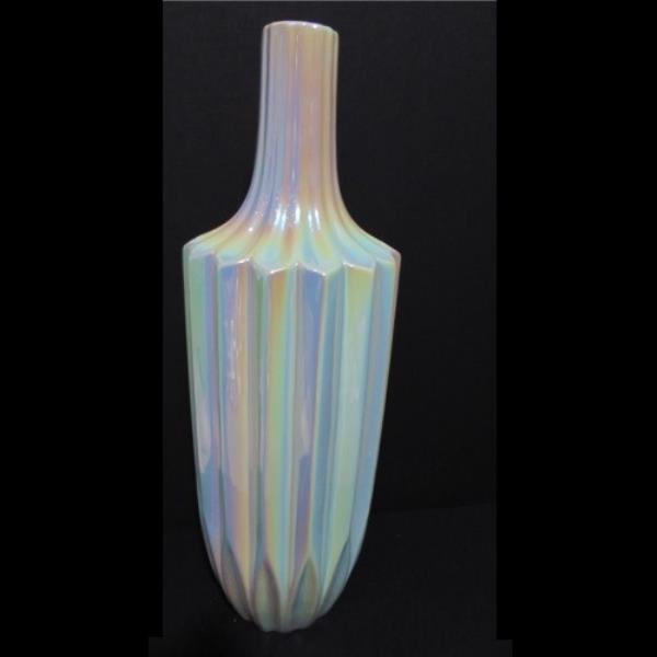 VASO DE CERAMICA B19.25″ PRATA