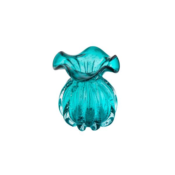 VASO DE VIDRO SODO-CALCICO ITALY TIFFANY 11,5X13CM
