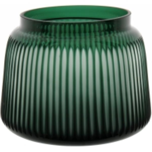 VASO 17X22CM VIDRO VERDE HOME CO SLATE