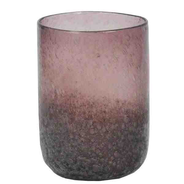 VASO ISOLA I DE VIDRO DECORATIVO