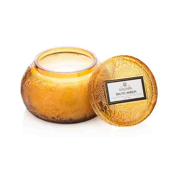 VELA POTE VIDRO CHAWAN 50H BALTIC AMBER