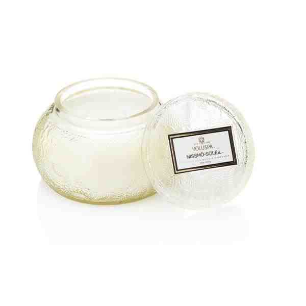 VELA POTE VIDRO CHAWAN 50H NISSHO SOLEIL