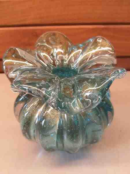 VASO G 75 AQUAM CLARO C/ OURO