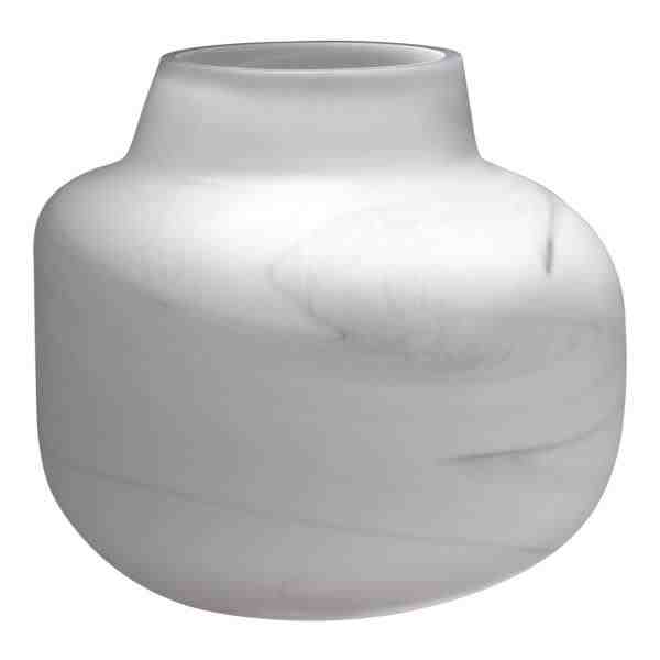 VASO DE VIDRO BRANCO