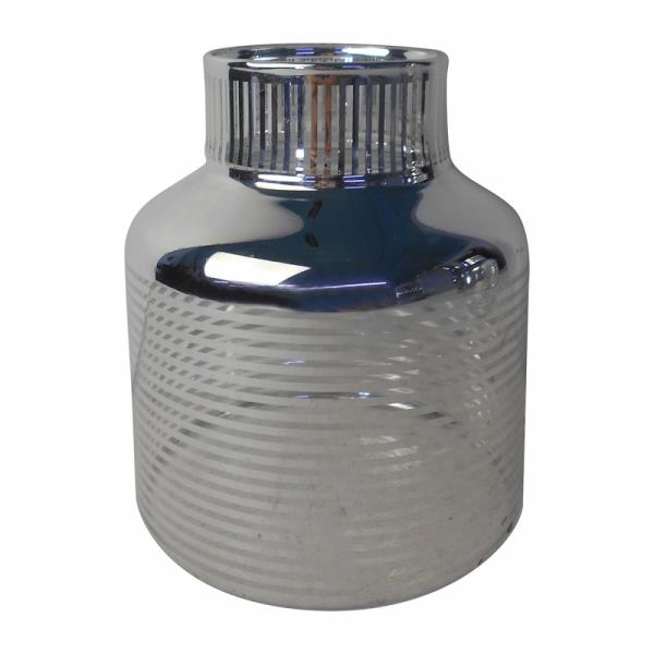 VASO DE VIDRO LISTRADO 12CMX14CM