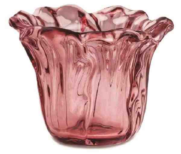 VASO MARSALA EM VIDRO