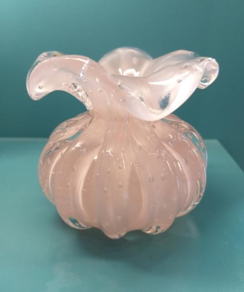 VASO P 468- ROSA BEBE S/ OURO