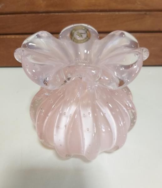 VASO G 468- ROSA BEBE S/ OURO