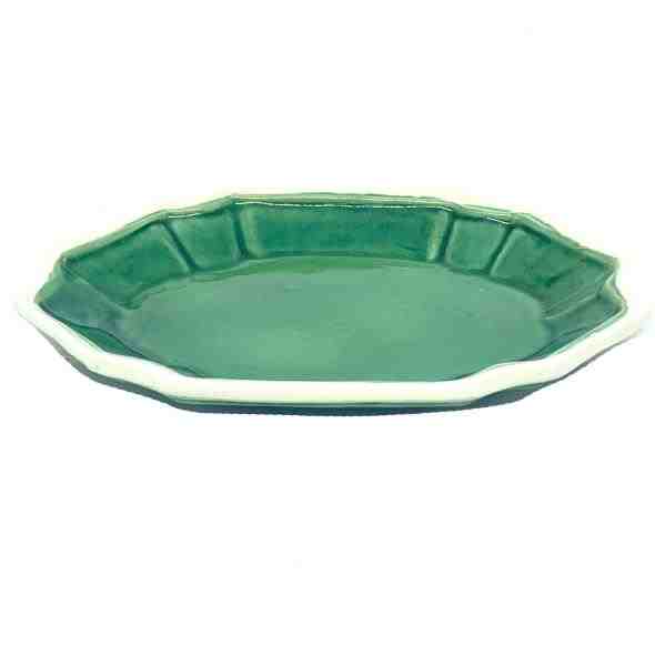 TRAVESSA CASUAL P VERDE BORDA COM FAIANCA