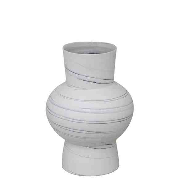 VASO ESFERA ONDO BLANC